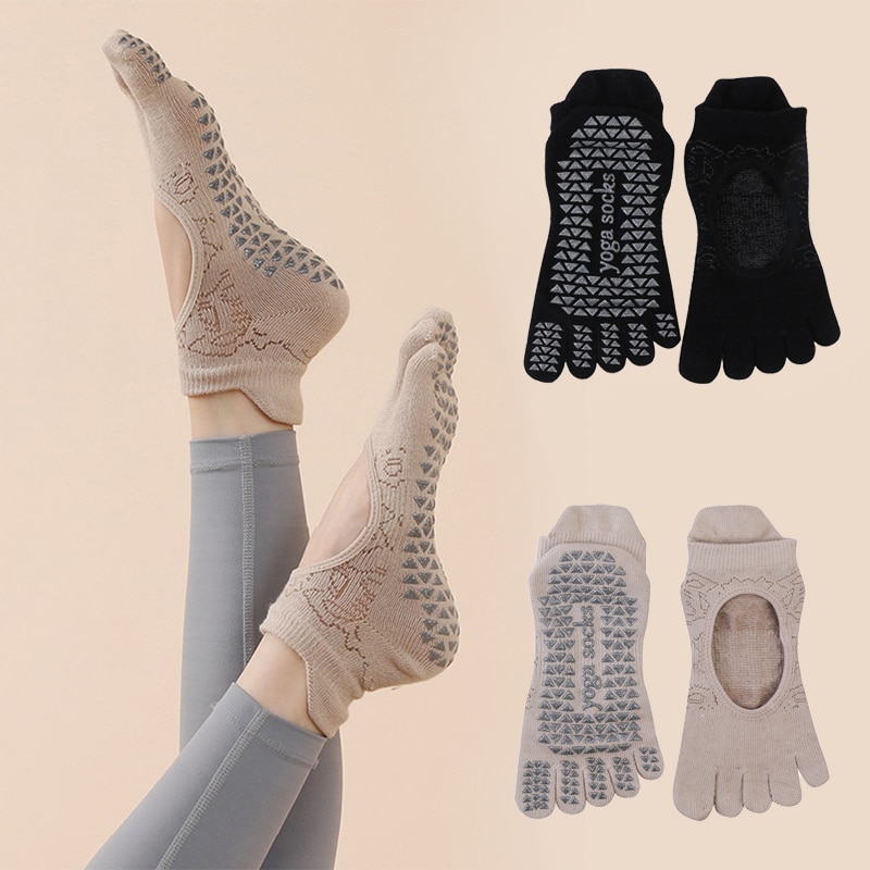 Medias Para Pilates Y Yoga - Mulheres Yoga Toe Socks Alta Qualidade