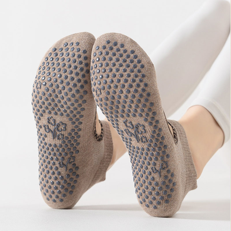 Meias de Yoga Femininas com Si - Medias Para Pilates Y Yoga avaliação e preço