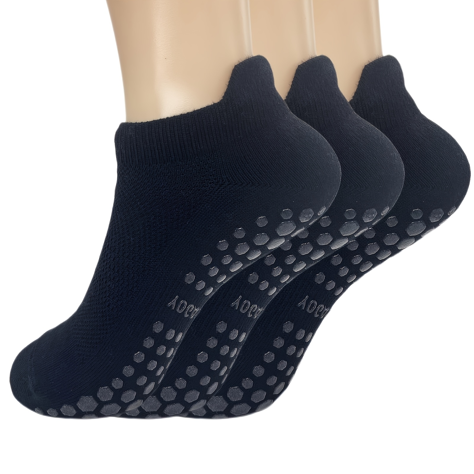 3 Pares de Meias Antiderrapant - Medias Para Pilates Y Yoga avaliação e preço
